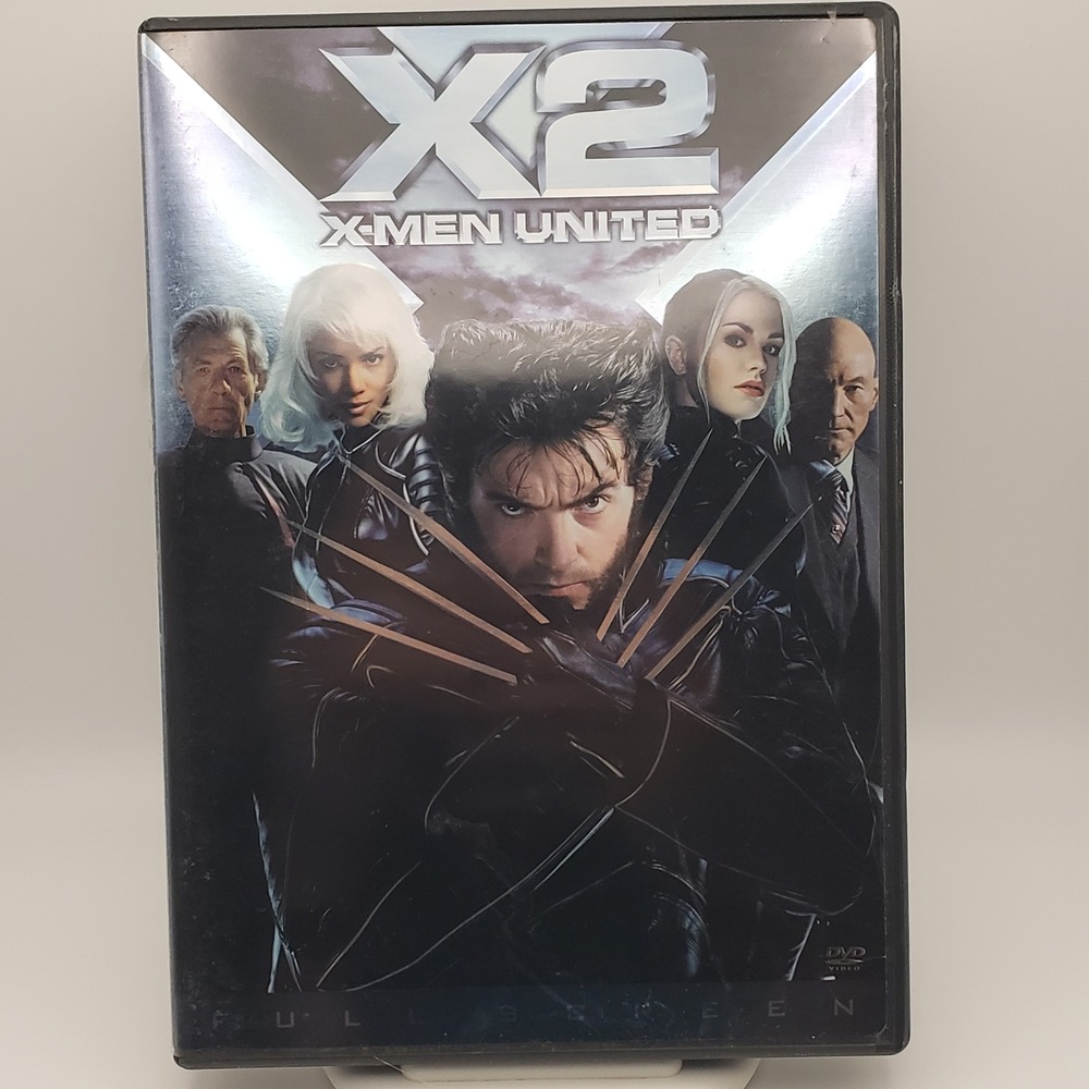 X2 X-Men United DVD Full Screen 2-Disc Marvel Action Movie 2003 20th Century Fox